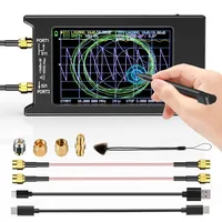 2023 New Updated NanoVNA-H4 4inch Vector Network Analyzer 10k-1.5GHz HF VHF UHF Antenna Analyzer Version 4.3 with SD Card Slot 1