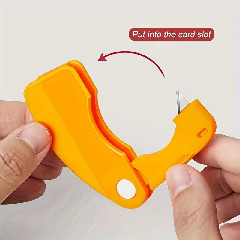 1pc Orange/lemon/grapefruit Plastic Plastic Peeler, Creative Cutter with Folding Handle, Kitchen Fruit and Vegetable Gadget