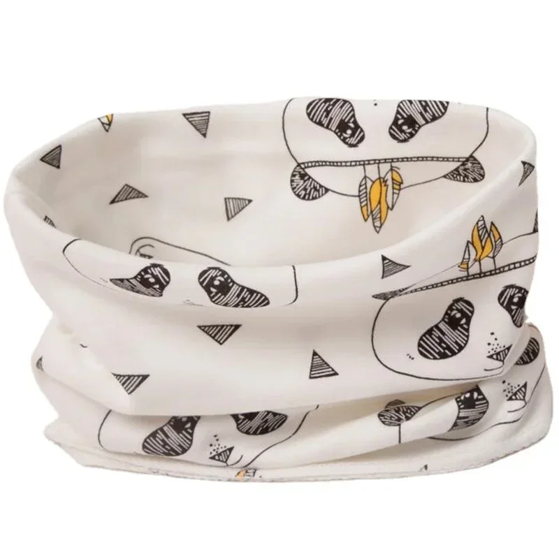 New Cotton Baby Scarf Baby Cap Autumn Winter Boys Girls Scarf O Ring Collar Children Scarves Kids Neckerchief Burp Cloths