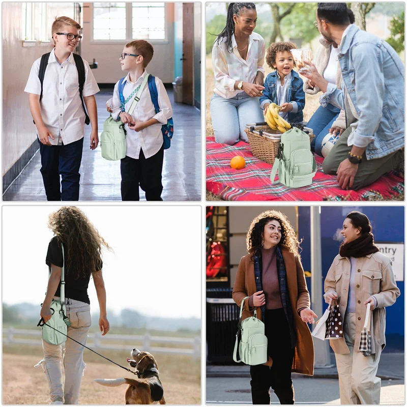 Description Picture 3 of itemOutdoor Sports Water Bottle Bag With Strap Large Capacity Water Kettle Holder Bag Portable Multifunctional for Camping Sport