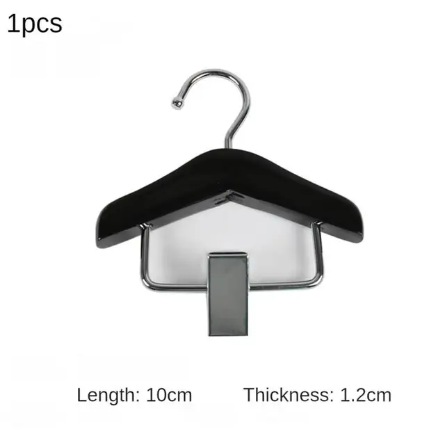 Nem Csúszós Ruhák Fogas Ruházati Állvány 10X1,2X10Cm Szilárd Fa Rönk Szín/ Fekete/ Retro Színes Tároló Háztartási Eszközök Mini - Image 5