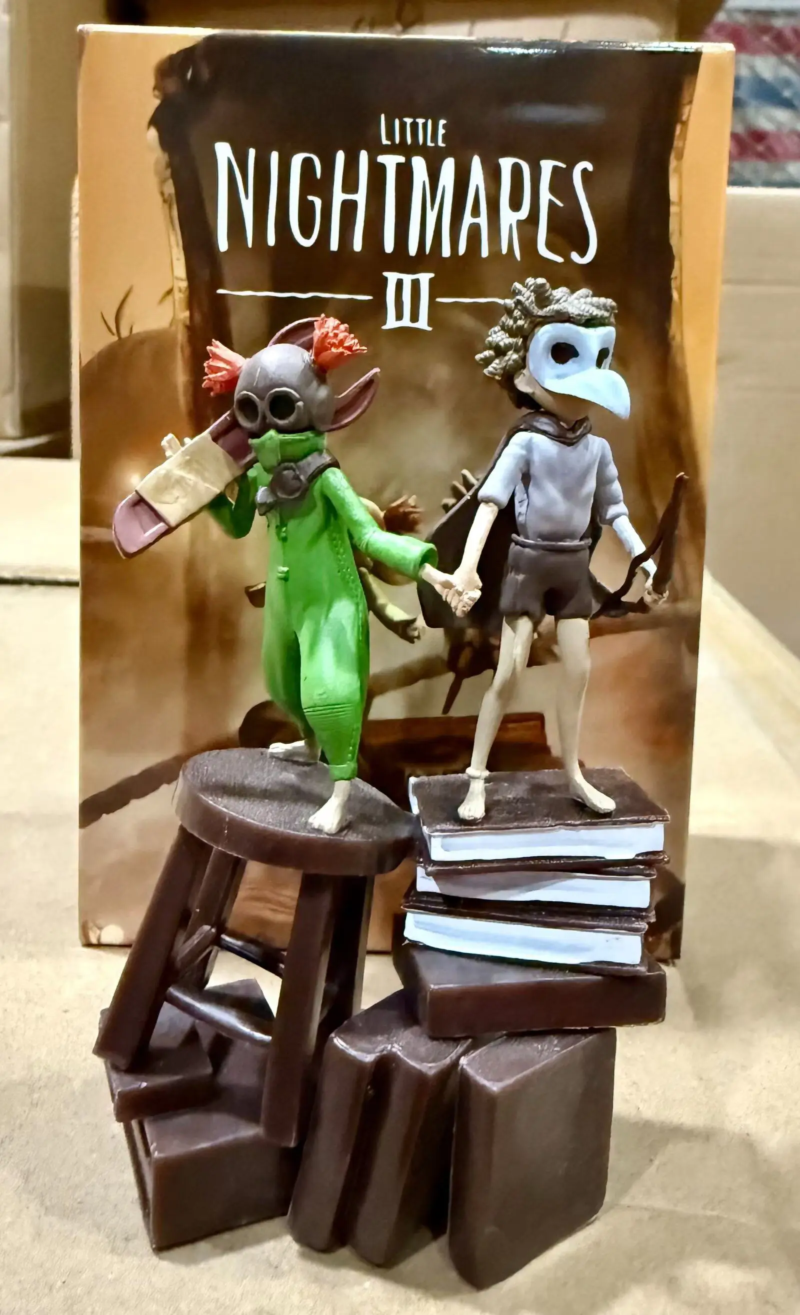 Little Nightmares III Alone & Low Action Figure Collectible Model