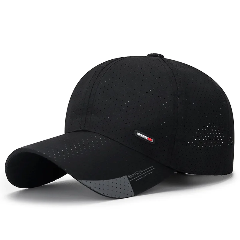 Quick-Dry Baseball Cap Lightweight Adjustable Duckbill For Outdoor Sports