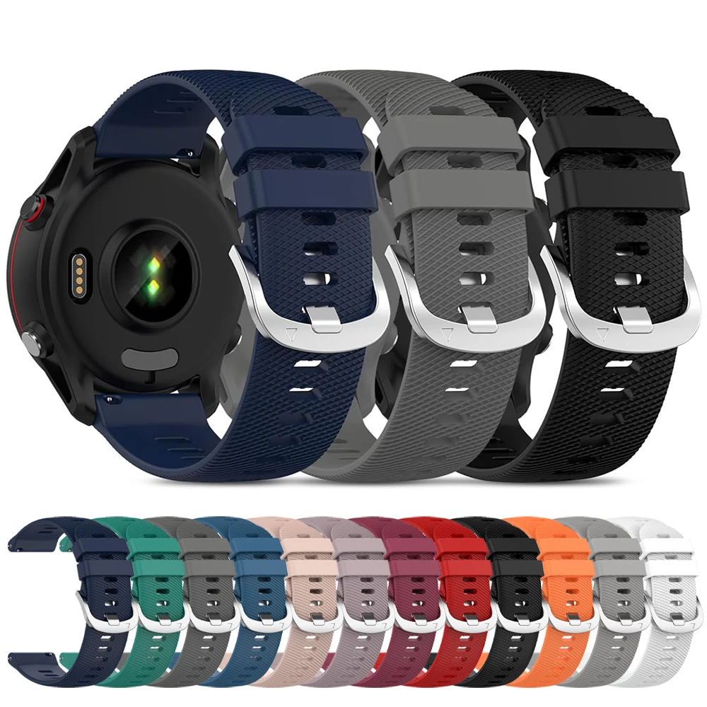 Silicone Soft 22mm Universal Watchband Strap