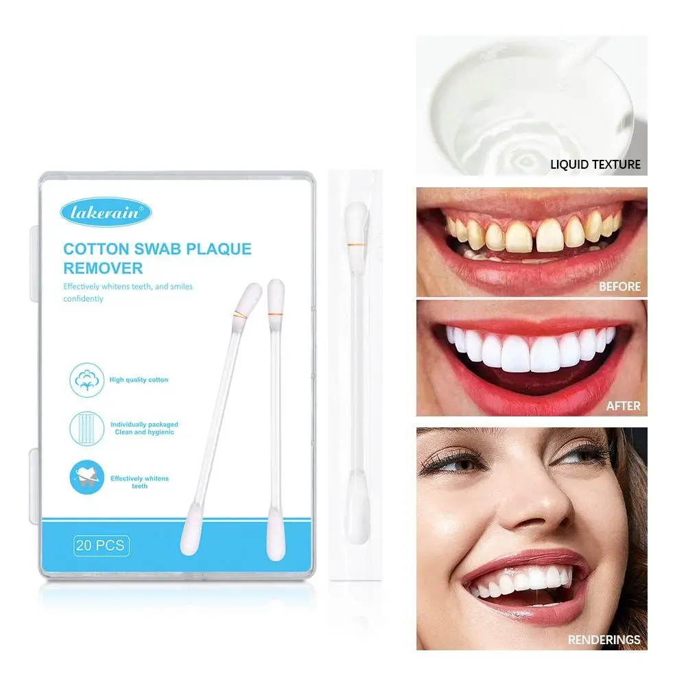

Double Head Cotton Swabs Teeth Whitening Coffee Stains Oral Care Tool Oral Hygiene Dental Supplies Brighten Tooth Cotton Swabs