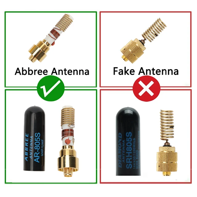 Antenna VHF UHF Bingfu 144/430 MHz SMA Femmina - 2 Pezzi Per Walkie Talkie BaoFeng - Foto 11