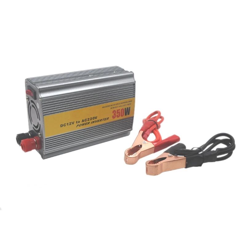 

Pure Sine Wave Inverter 12V To AC 220V Power Inverter Transformer Silver Metal Car Micro-Type Inverter 350W