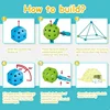 Children's 3D Glow Construction Toy Fort Building Kit Play Tent Fortress Child Game Tents Fort Build Indoor/Outdoor Toys Gift 4