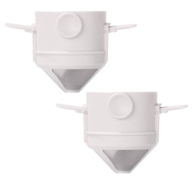 Filter Portable Stainless Steel Foldable Drip Coffee Tea Holder Easy Clean Reusable Paperless Pour Over Coffee Dripper