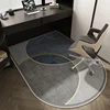 Luxury Computer Chair Mat Study Tables Floor Carpet Non-slip Modern Rugs for Bedroom Home Decoration Hall Doorway Mats alfombras 1