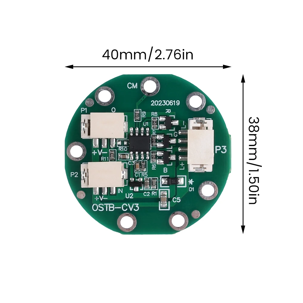 Round Led Module Network River Table Air Separation Touch Induction Switch 3v-24v Touch Induction Coil Light Strip
