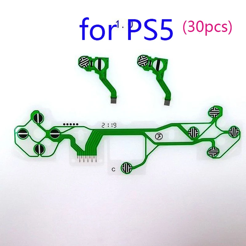 30Set Originale Per Controller Ps5 Pellicola Conduttiva V1.0 V2.0 V3.0 Sostituzione Per Controller Ps5 Sostituzione Pellicola Conduttiva