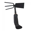Thicken Dual Use Small Hoe Farm Garden Tools Harrow Iron Head Dual Purpose Weeding Rake Labor-saving Loosening Soil Handheld Hoe 2
