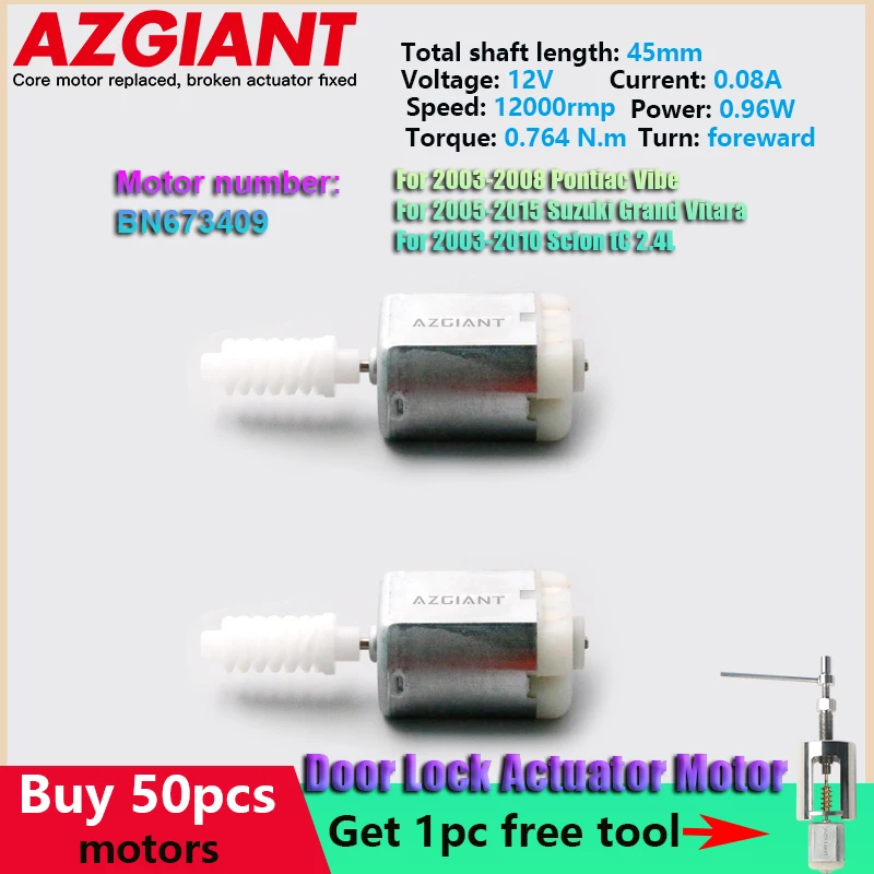 Bn673409 Serratura Della Portiera Dell'Auto Con Motore Di Regolazione 12V Dc Per Scion Tc 2.4L Suzuki Grand Vitara Pontiac Vibe Auto Accessori Strumen