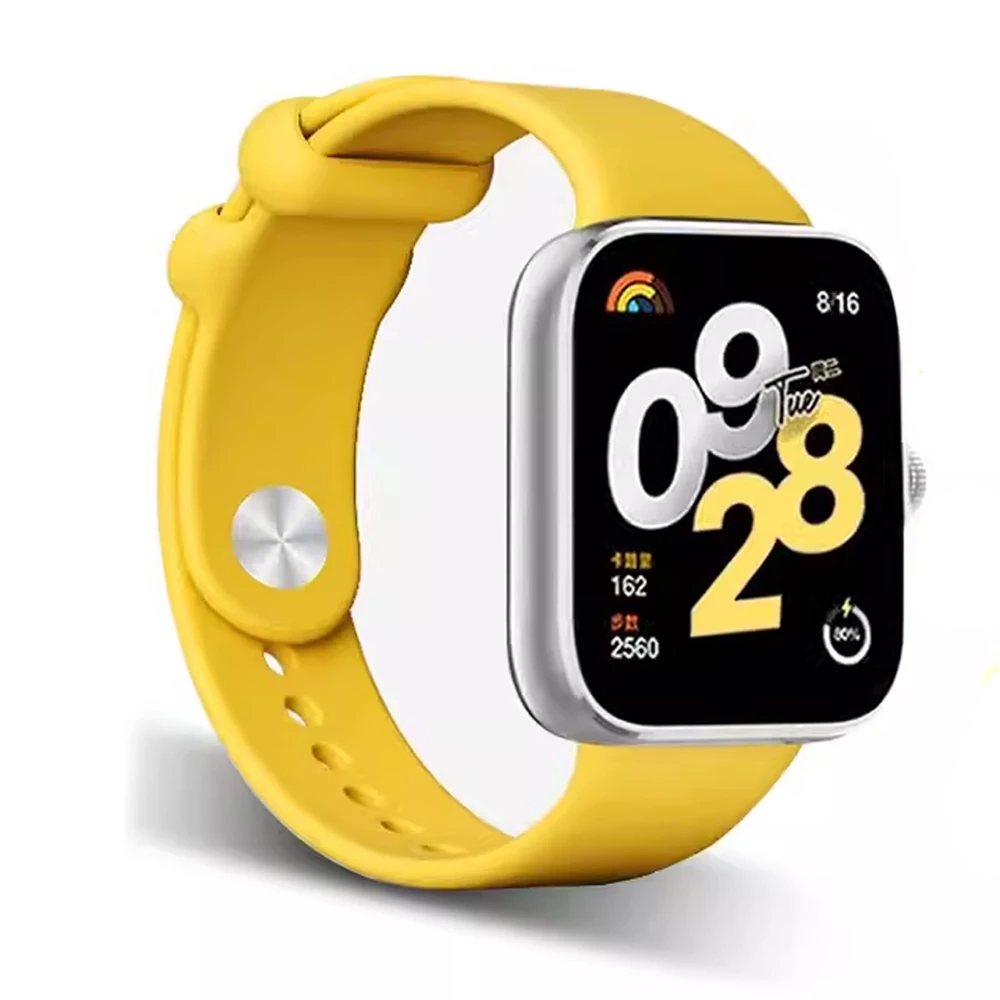 Silicone Smartwatch Replacement Band - Versatile Wrist Strap Accessory