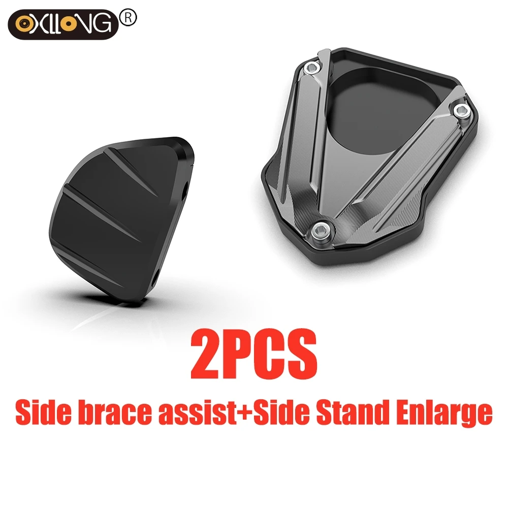 Enhanced CNC Kickstand Foot Side Stand Enlarger - Premium Motorcycle Accessory