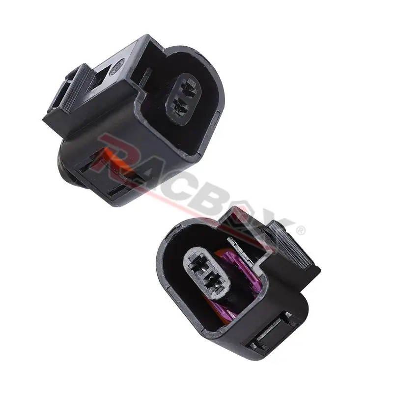 temperature sensor 6RD820535 Car 2pins Outside Ambient Air Temperature Sensor with Pigtail Plug 1J0973702 for VW Beetle Passat B5 Audi A4 Q3 Q5