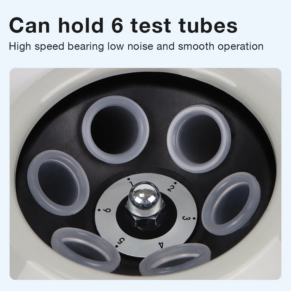 Desktop Lab Centrifuge Adjustable Speed 10mlx6 Tube