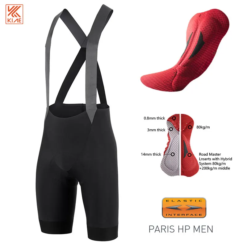 NEWBOLER Pantalon cortos de ciclismo MTB para hombre, acolchados de gel 5D, malla transpirable
