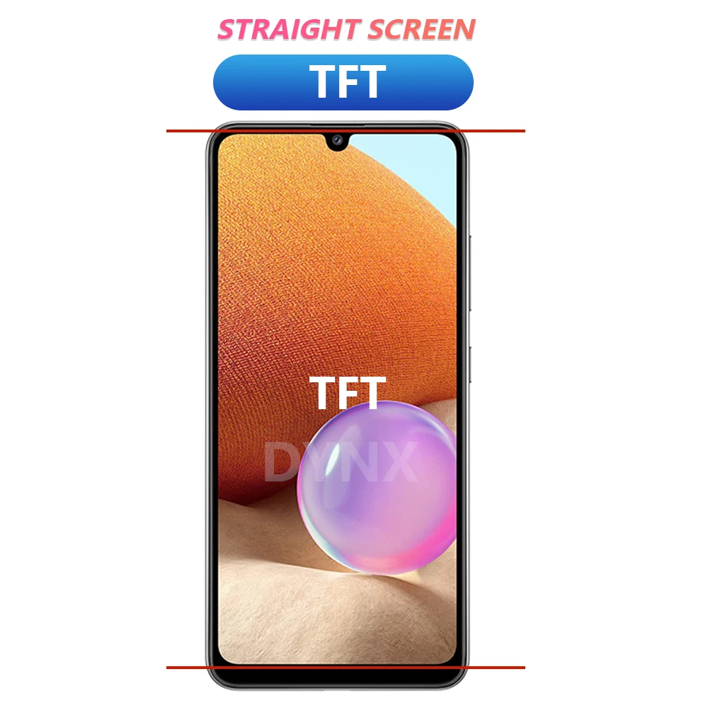 슈퍼 AMOLED LCD 디스플레이 터치 스크린 디지타이저 어셈블리 교체, 삼성 갤럭시 A32 4G A325 A325F SM-A325M SM-A325F DS