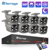 Techage 8CH 5MP HD POE CCTV Security Camera System Home Video Surveillance NVR Kit Face Detection Outdoor IP Camera Set Xmeye 1