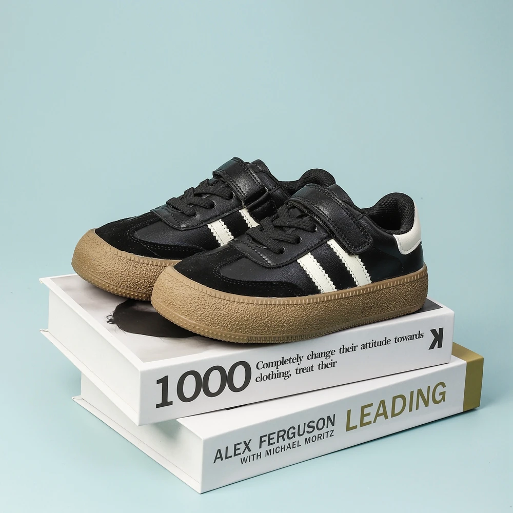 Childrens Sneakers Boys And Girls Training Shoes Spring/Summer Boys Sports Genuine Leather Breathable Board Girls Casual Shoes 6