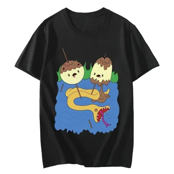 NEW Princess Bubblegum Rock T-shirt Adventure Time Cartoon Short Sleeved and Women Harajuku Y2k Fashion Autumn and Winter 1
