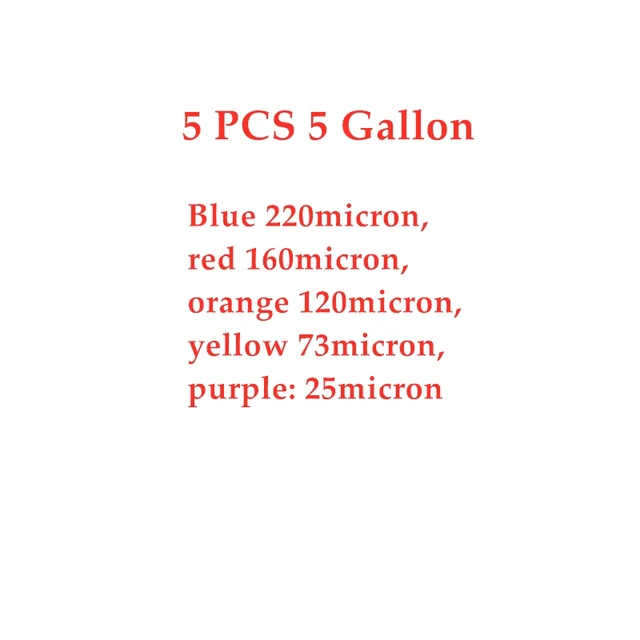5 pcs 5 Gallon