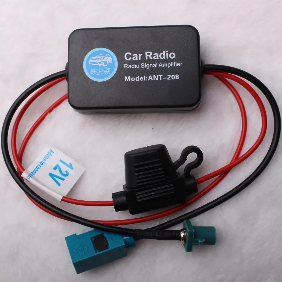 Car Antenna Fm Radio Signal Amplifier Booster for VW Connector