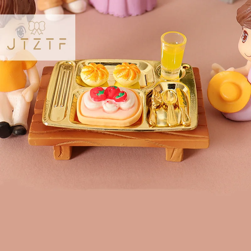 

1/12 Кукольный Миниатюрный зернистый соковый набор кукольный домик имитация завтрака еда Декор кукольный дом кухня ролевые игры игрушки