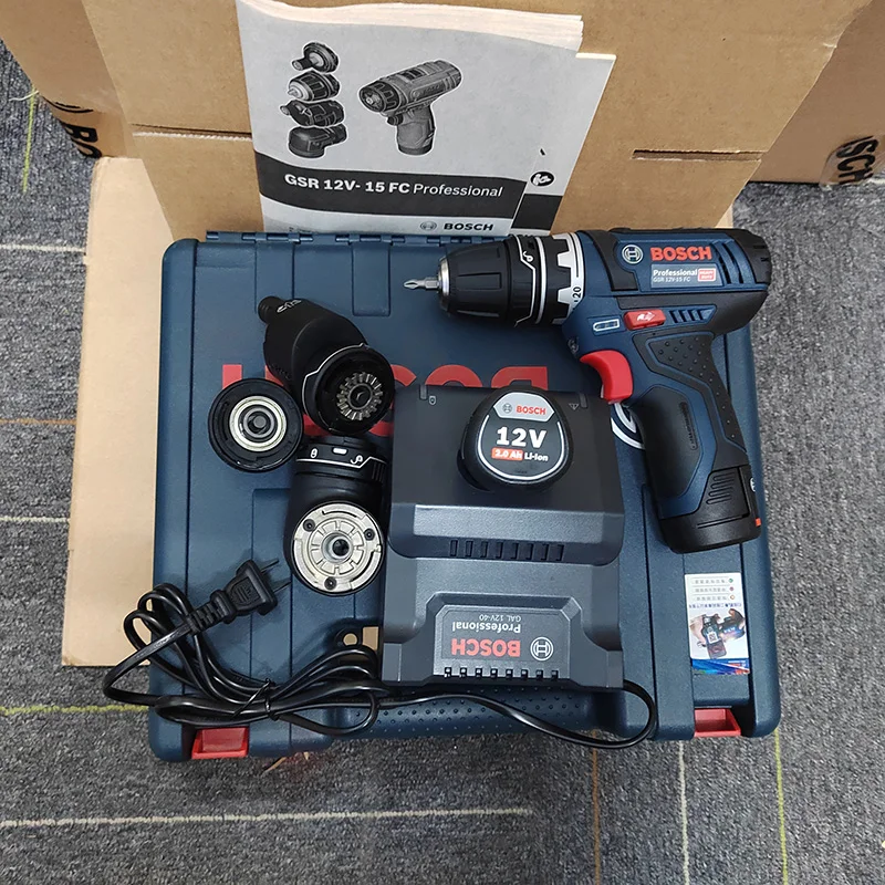 Bosch GSR 12V-15 FC Power Tools 12V Cordless Drill Electric Screwdriver  Multi-function Machine Bosch Professional Power Tools - AliExpress