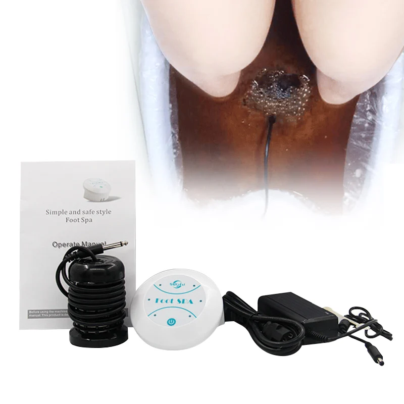 Foot Massage Ionic Detox Foot Bath Aqua Cell Spa Machine Ion Cleanse Ionic Bath Massage Detox Arrays Aqua Spa, automatic heating foot bath