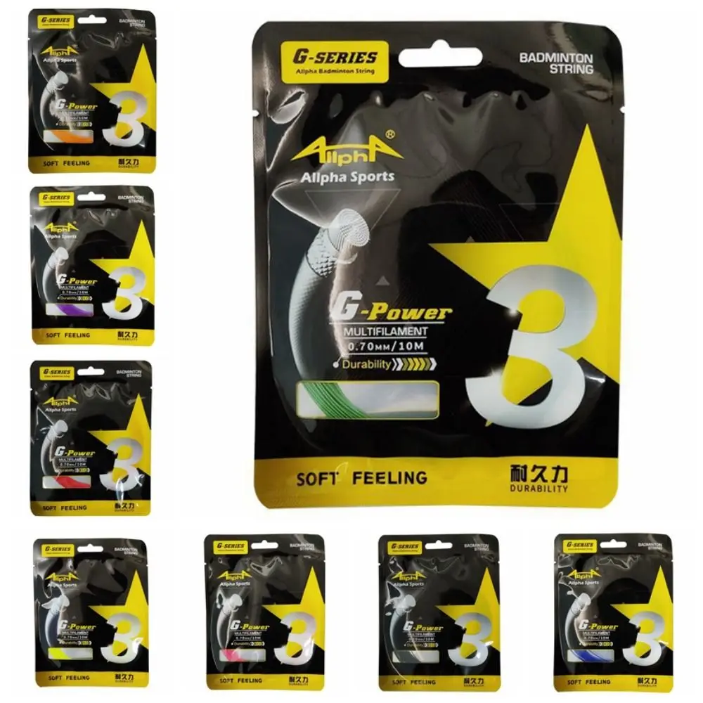 

0.7mm G3 Badminton Racket Line High Elastic Standard Badminton String Nylon Carbon Nanofiber Badminton String Line