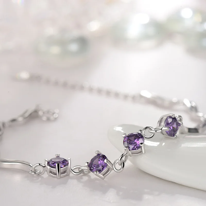 

Bracelet Girlfriend Gift Simple Fashion Zircon Bracelet Korean Version Bracelet Woman