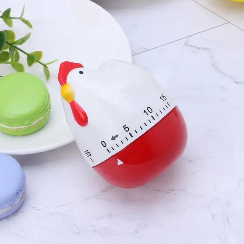 best Kitchen Tools & Gadgets Adorable Chicken Shaped Mechanical Baking Timer Cartoon Timing Device for Home utensil set