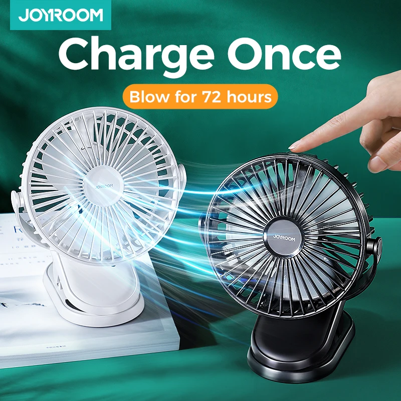 Joyroom Portable USB Fan Silent Electric Fans Camping Desktop