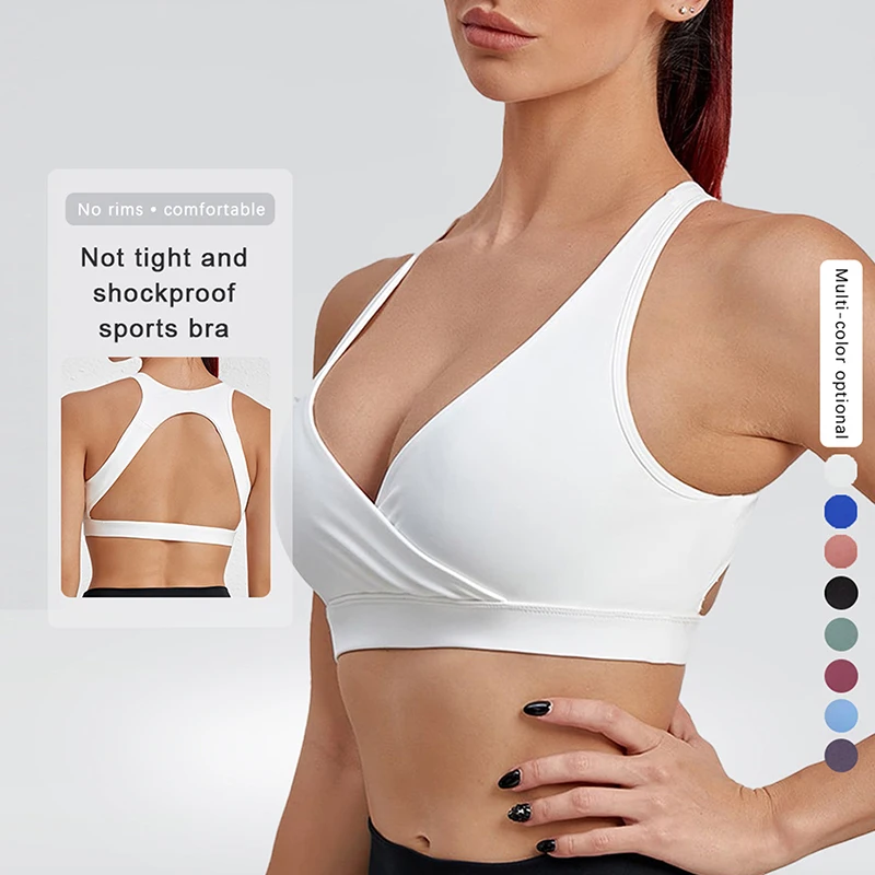 

New Steel-free Sports Bra For Women Running Shockproof Fitness Beauty Back Yoga Sports Underwear Tennis Fitness Tops In Stock !