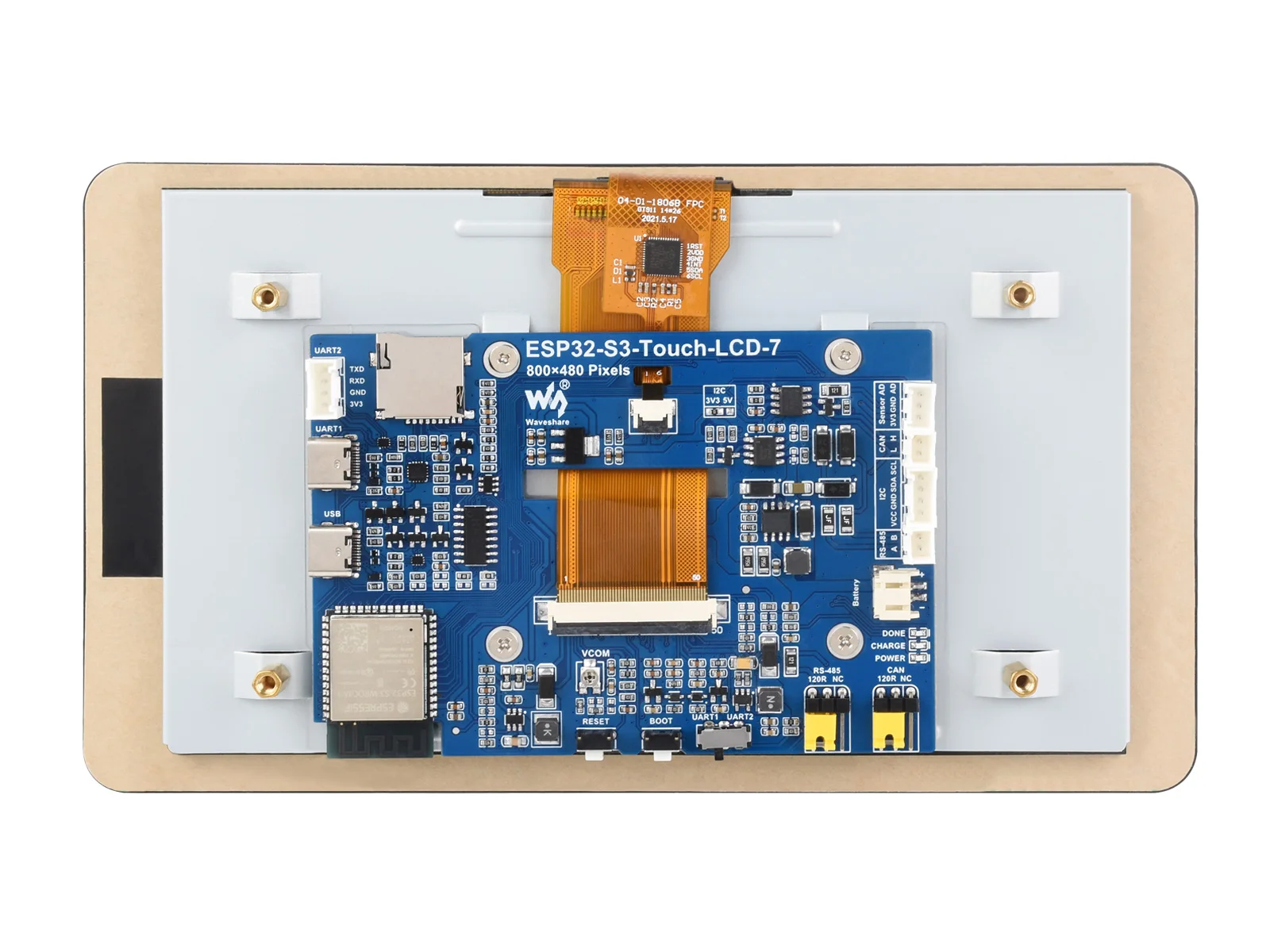 ESP32-S3-Touch-LCD-7 ESP32-S3  ġ ÷  ,    , 800  480,5 Ʈ ġ, 7 ġ