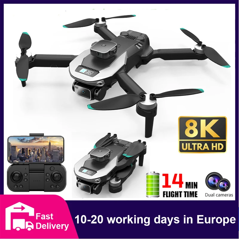 RC Dron S150 8K Camera Drone Wifi Fpv Drones Quadcopter with Dual