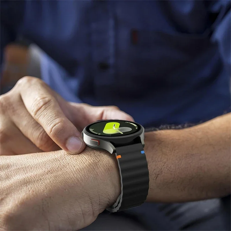 Silicone Sports Watch Band - Universal Fit, Multiple Sizes Available
