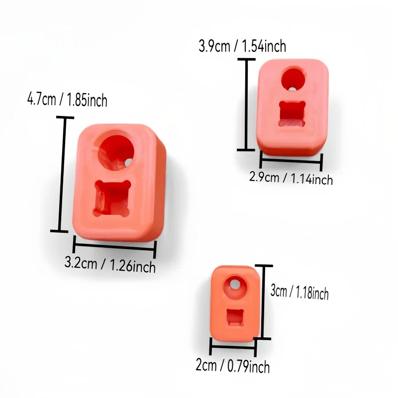 3개 세트, 래칫 렌치 전용 보관 랙, 1/2, 3/8, 1/4인치 사이즈에 적합, 작업대를 깔끔하게 유지하고 도구를 정리하게 합니다.