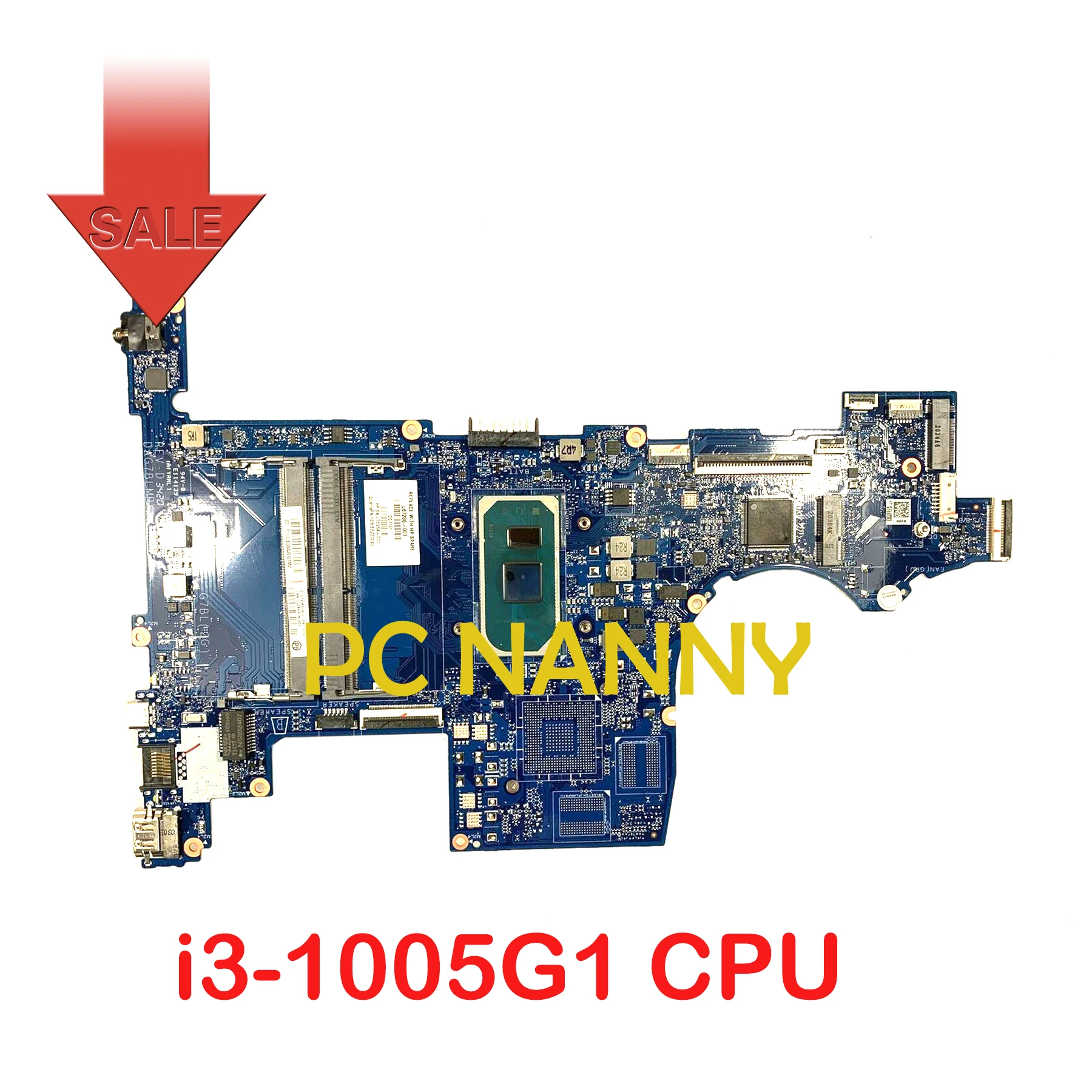 

PCNANNY for HP Pavilion TPN-Q208 15-CS Laptop L67286-001 L76584-001 Intel Core i3-1005G1 DAG7BLMB8D0