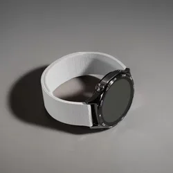 Versatile Silicone Magnetic Watch Strap - Adjustable 18mm/20mm/22mm - 20mm watch strap (White)
