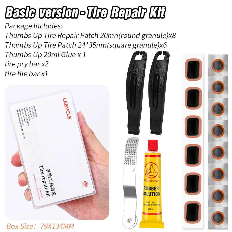 Kit Riparazione Gomme Bici Decathlon GIANT KIT RIPARAZIONE GOMME