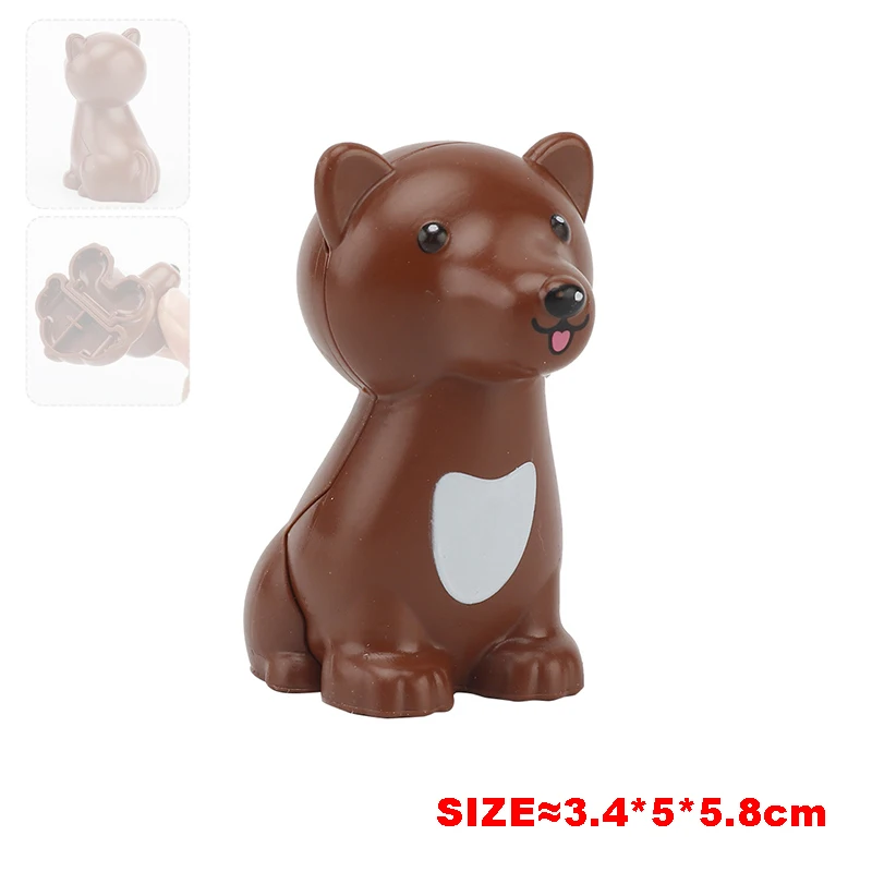 Grandes accesorios de bloques de construcción, muñecos de zoológico, canguro, rinoceronte, cebra, dinosaurio, serie de animales, juguetes Duplo ensamblados para bricolaje para regalo de niños