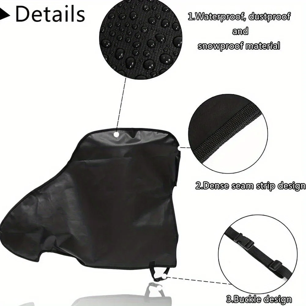 1PC Universal Waterproof Towing Caravan Hitch Cover RV Motorhome Trailer Tow Ball Coupling Lock Cover Dustproof Protector