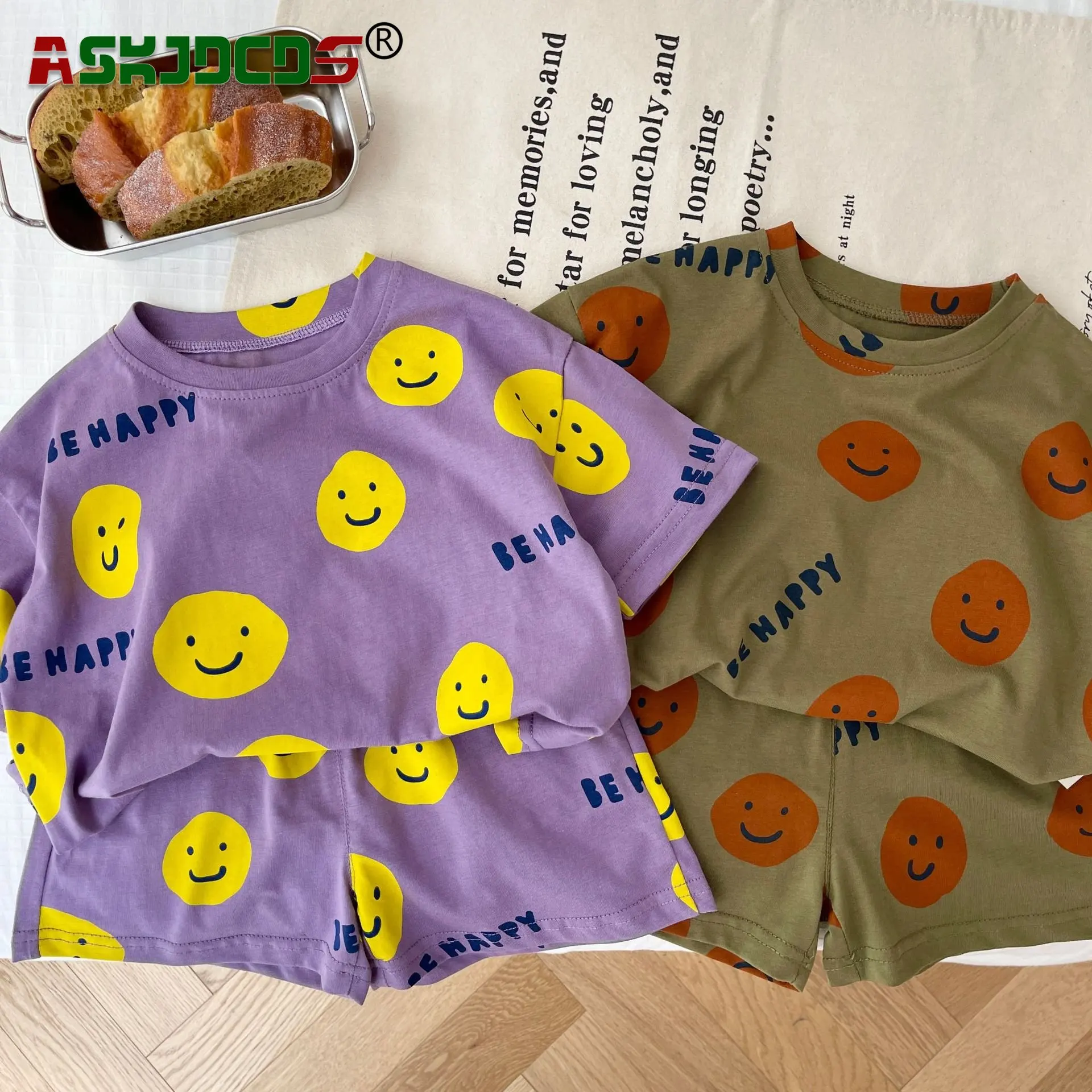 Set Vestiti Bambina 8 Pezzi - Canottiera E Shorts In Cotone Per Neonati E Bambine, Taglie 3 Mesi - 7 Anni - Foto 3