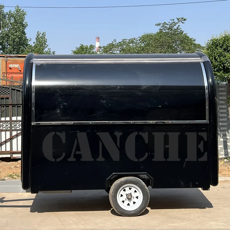

2023 American Popular Street Outdoor Fast Food Carts Crepe Food truck with Snack mobile kitchen cooking equipments price