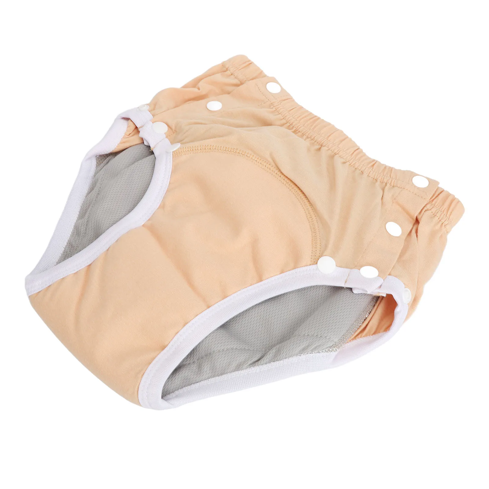 Adult Cloth Diaper Washable Leakage Proof Breathable Pure Cotton Elderly Cloth Nappy for Incontinence Orange Adult Diaper reusable diapers