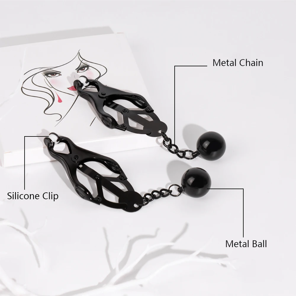 Nipple Sex Toys Nipple Clamps Quality Nipple Clips Steel Nipple Clamp